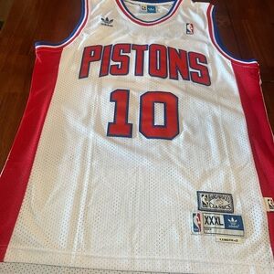 Adidas Pistons Denis Rodman #10 Basketball Jersey Men’s